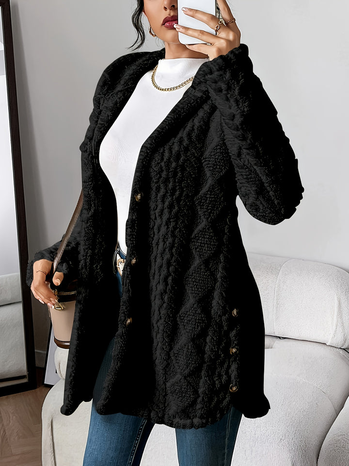 Cardigan – Diamantpatroon & Vrije Beweging