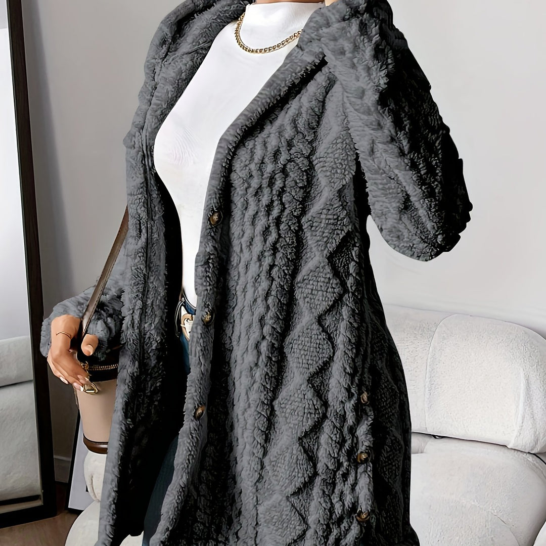 Cardigan – Diamantpatroon & Vrije Beweging