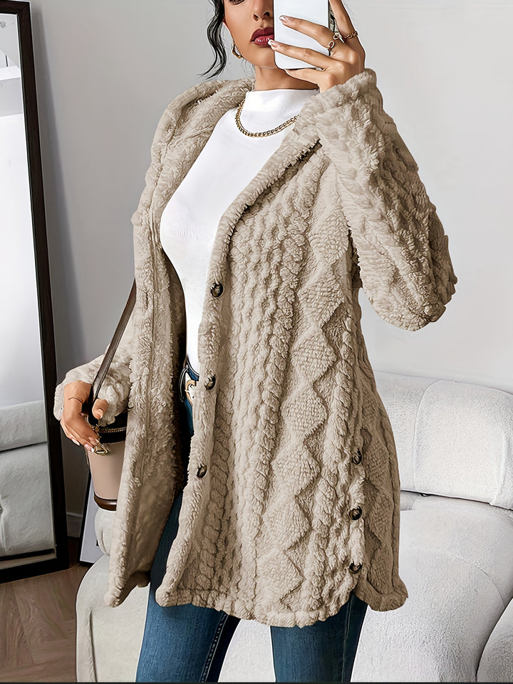 Cardigan – Diamantpatroon & Vrije Beweging