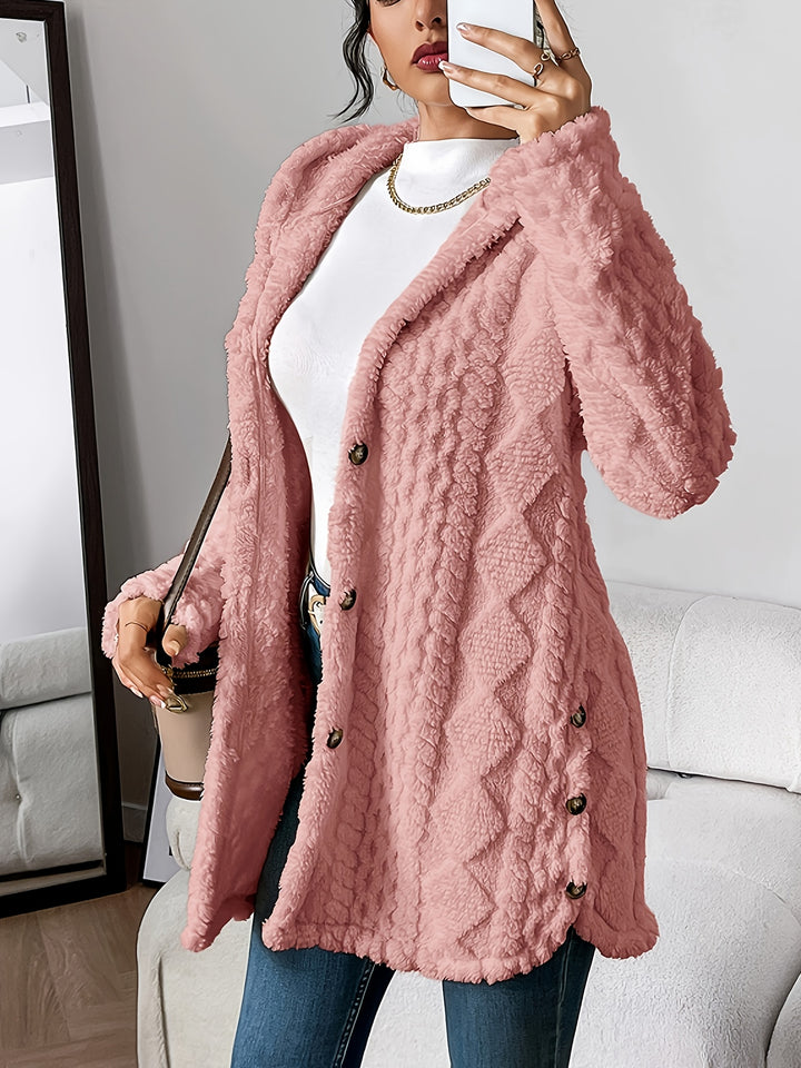 Cardigan – Diamantpatroon & Vrije Beweging