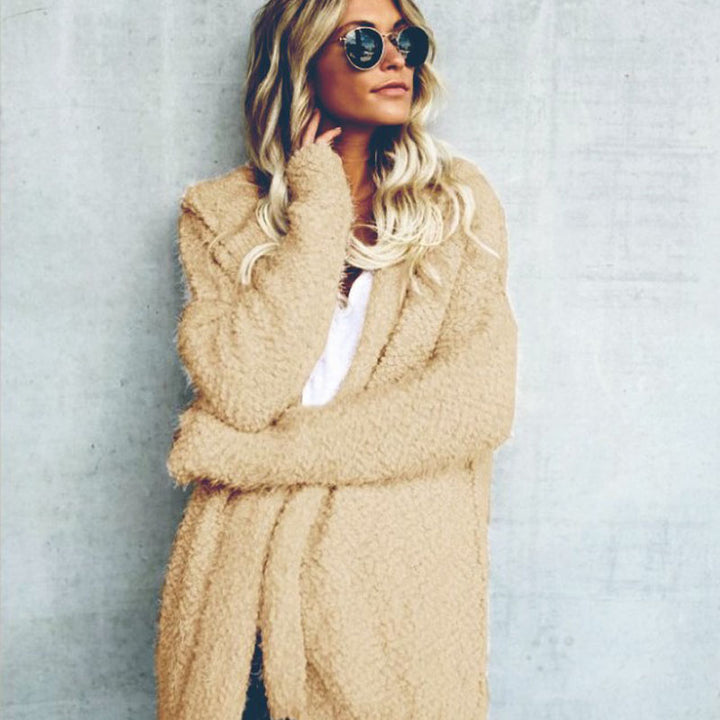Cardigan Jas – Katoenmix Met Fleecevoering & Losse Pasvorm