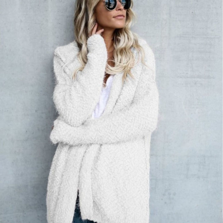 Cardigan Jas – Katoenmix Met Fleecevoering & Losse Pasvorm
