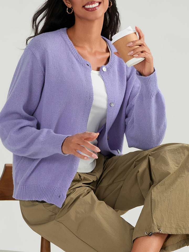 Cardigan – Knoopsluiting & Zachte Warmte