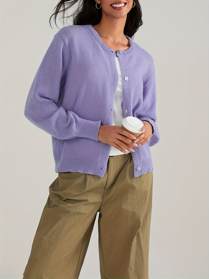 Cardigan – Knoopsluiting & Zachte Warmte