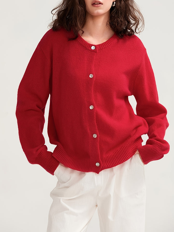 Cardigan – Knoopsluiting & Zachte Warmte