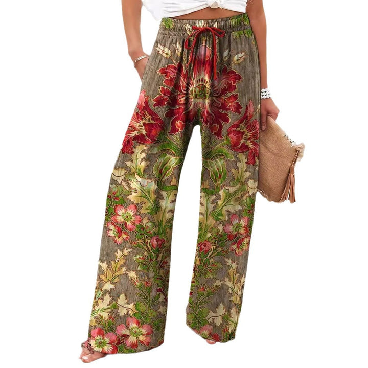 Casual Broek – Brede Pijpen & Comfortabele Katoenmengsel