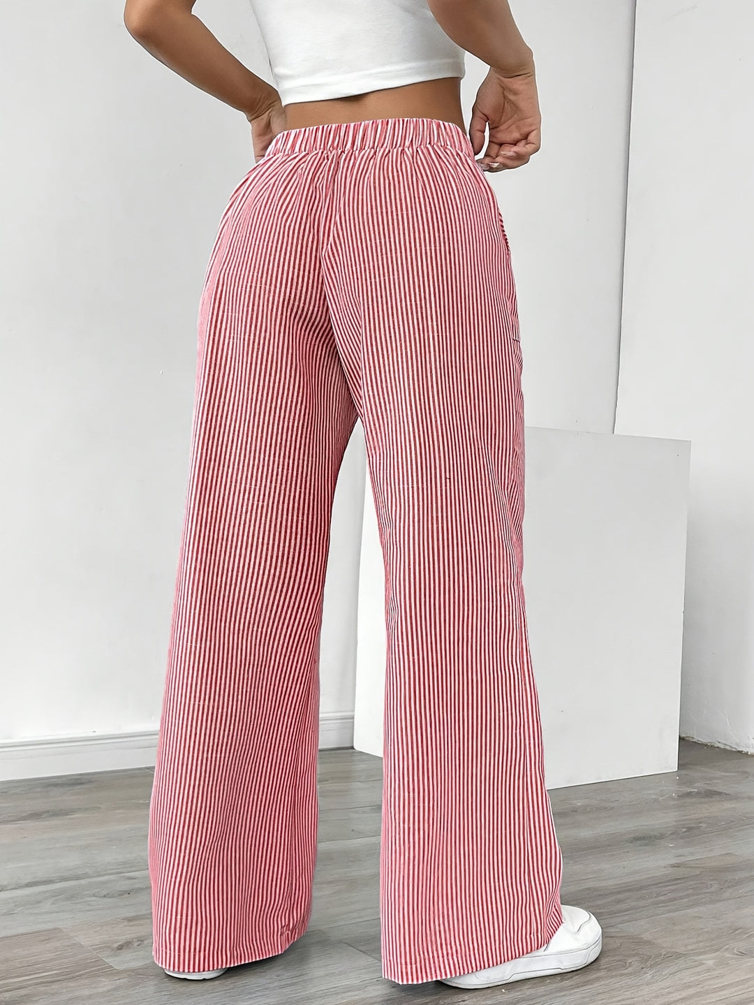 Casual Broek – Slant Pockets & Losse Pasvorm met Trekkoord