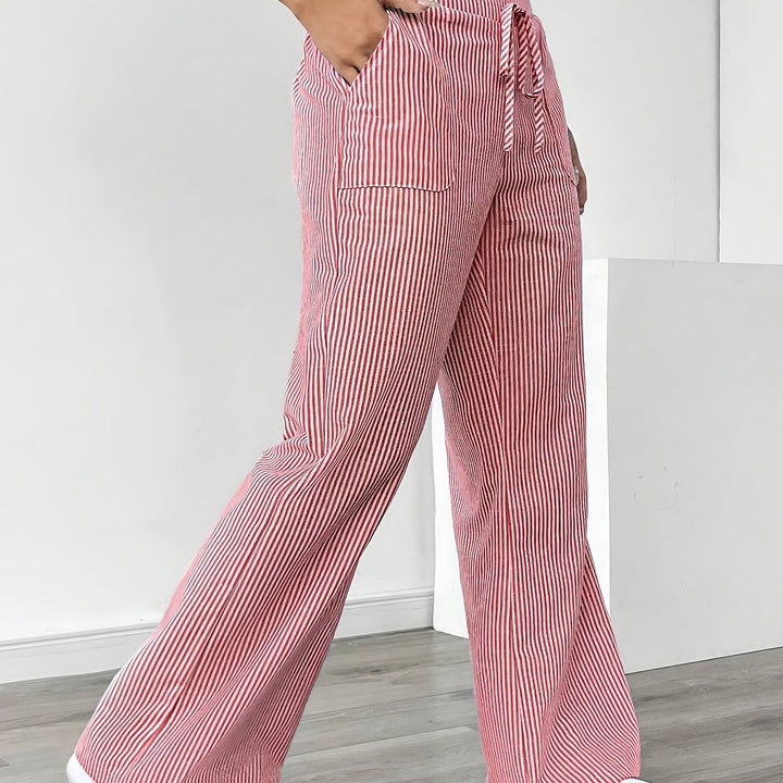 Casual Broek – Slant Pockets & Losse Pasvorm met Trekkoord