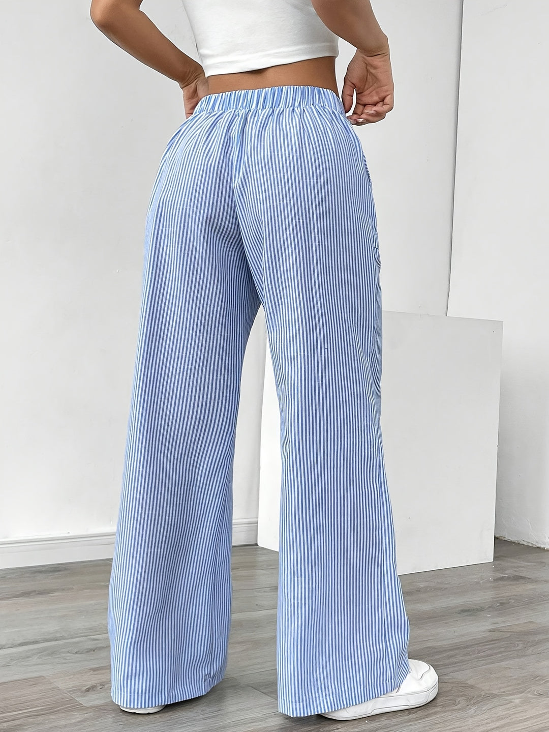 Casual Broek – Slant Pockets & Losse Pasvorm met Trekkoord