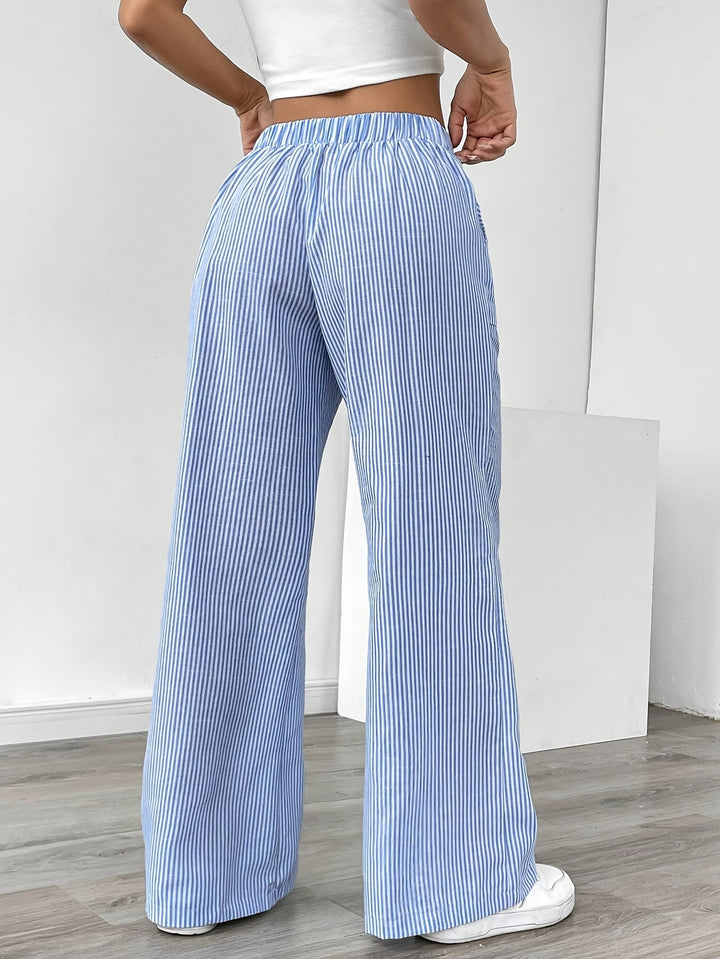 Casual Broek – Slant Pockets & Losse Pasvorm met Trekkoord