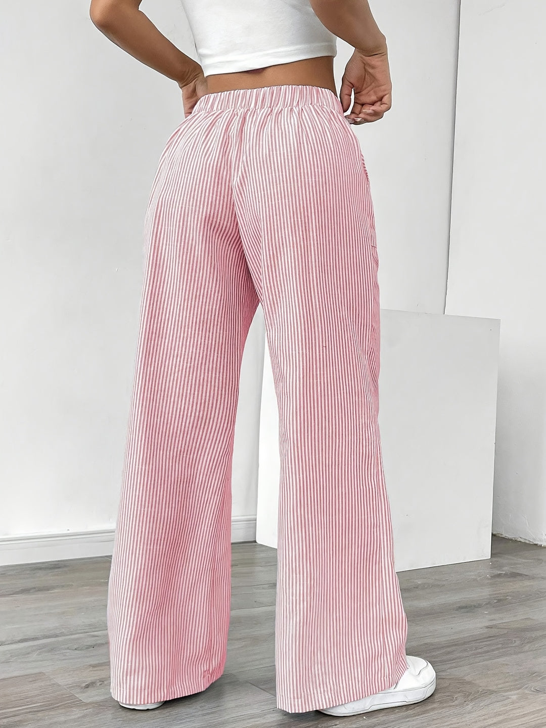 Casual Broek – Slant Pockets & Losse Pasvorm met Trekkoord