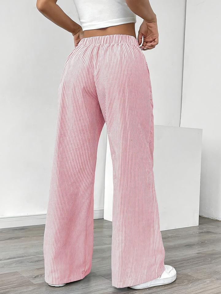 Casual Broek – Slant Pockets & Losse Pasvorm met Trekkoord