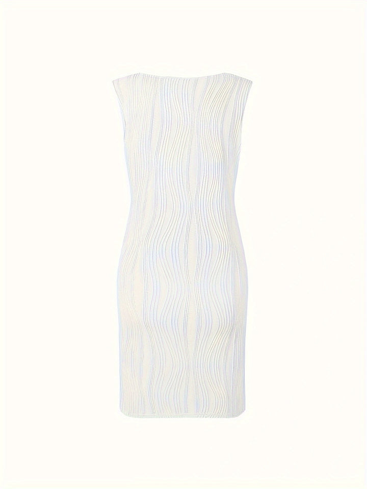 Casual Jurk - Knielengte & Licht Elastisch Materiaal