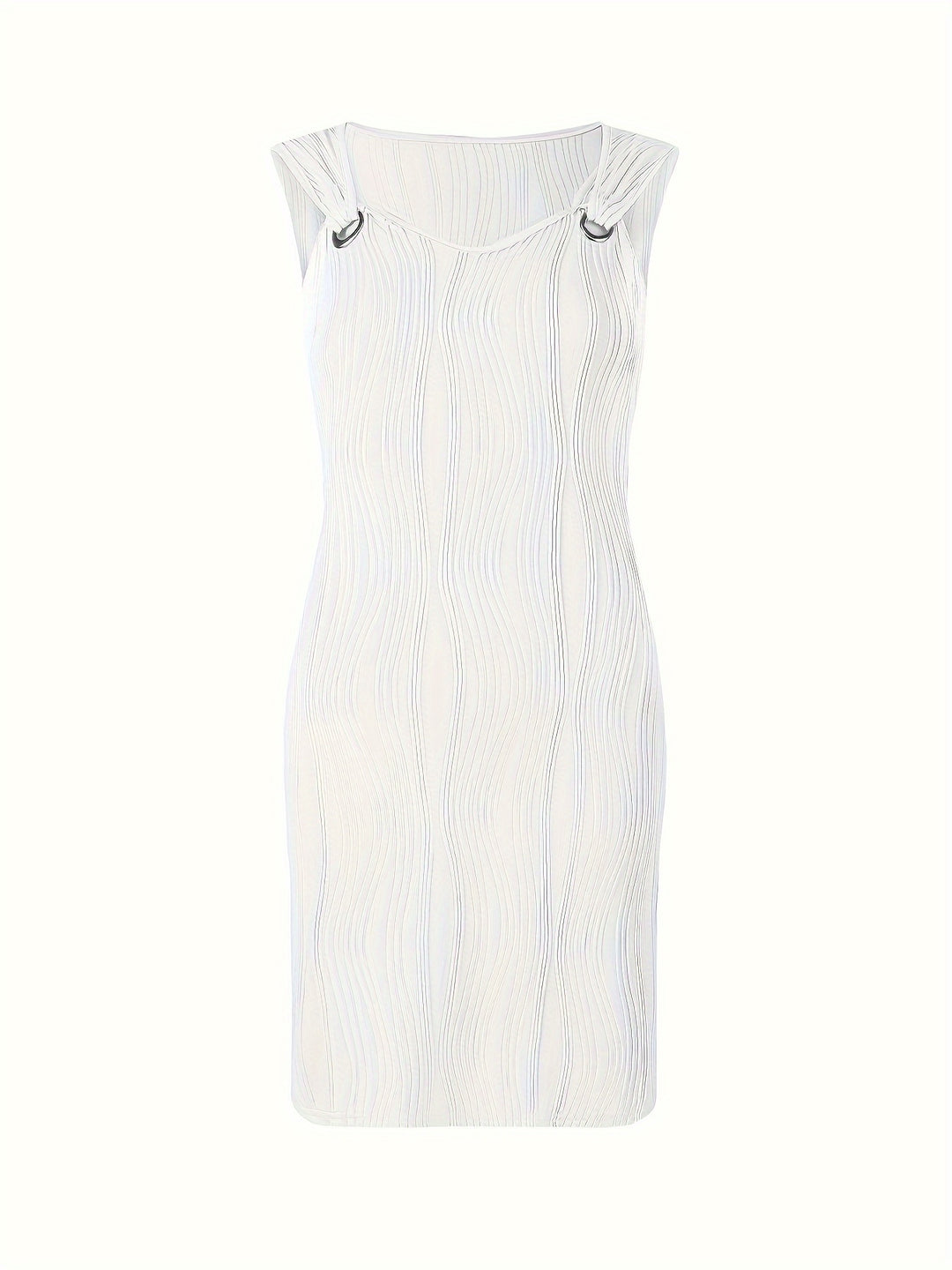 Casual Jurk - Knielengte & Licht Elastisch Materiaal