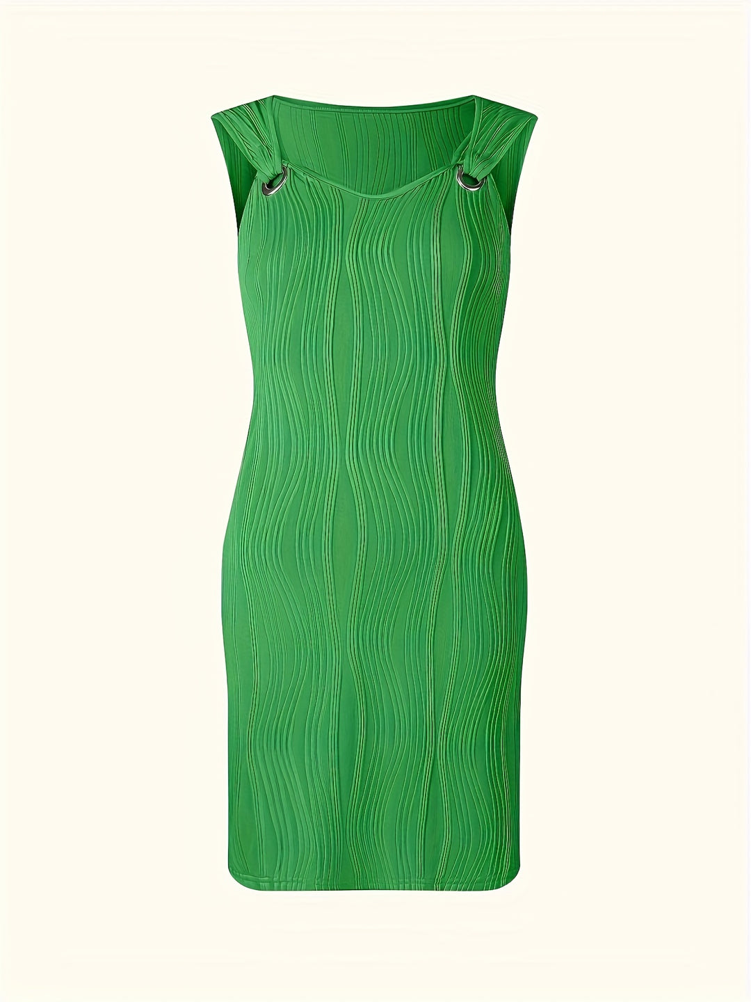 Casual Jurk - Knielengte & Licht Elastisch Materiaal