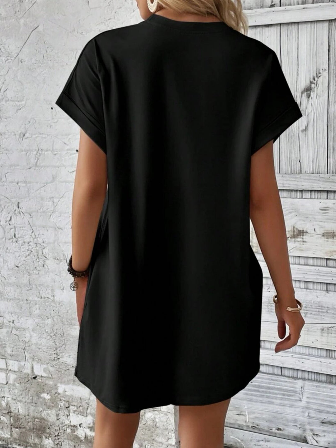 Casual Jurk - Ronde Hals & Duurzaam Polyester Met Flexibiliteit