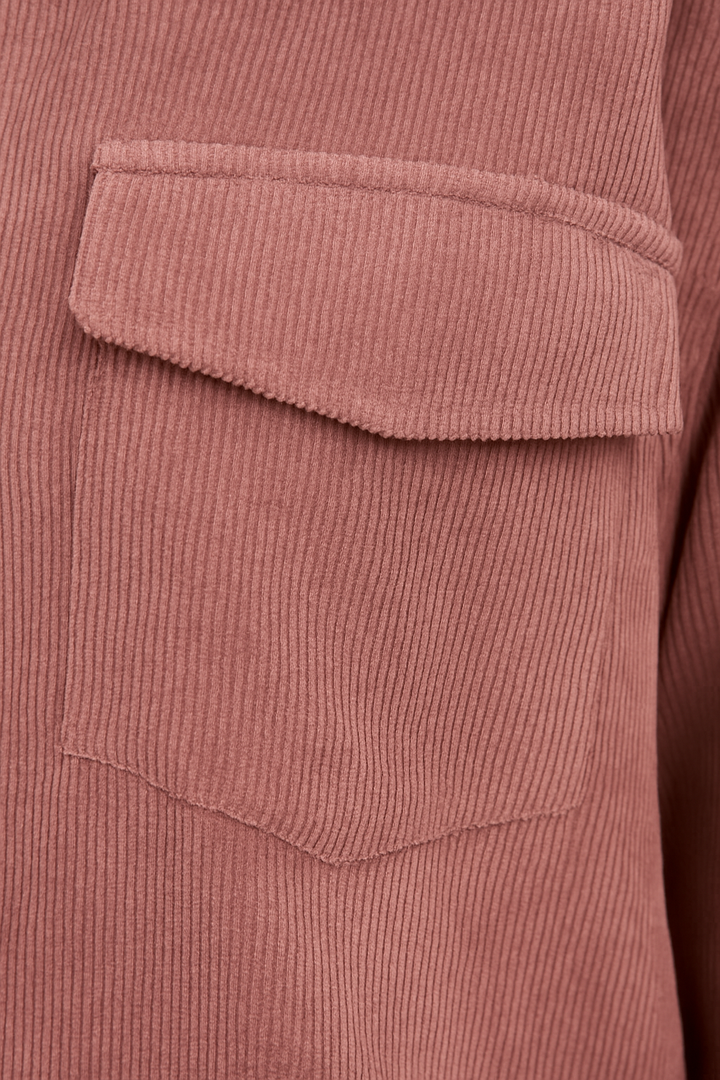 Casual Lange Mouwen Jacket - Flap Pocket & Lapel Collar Design