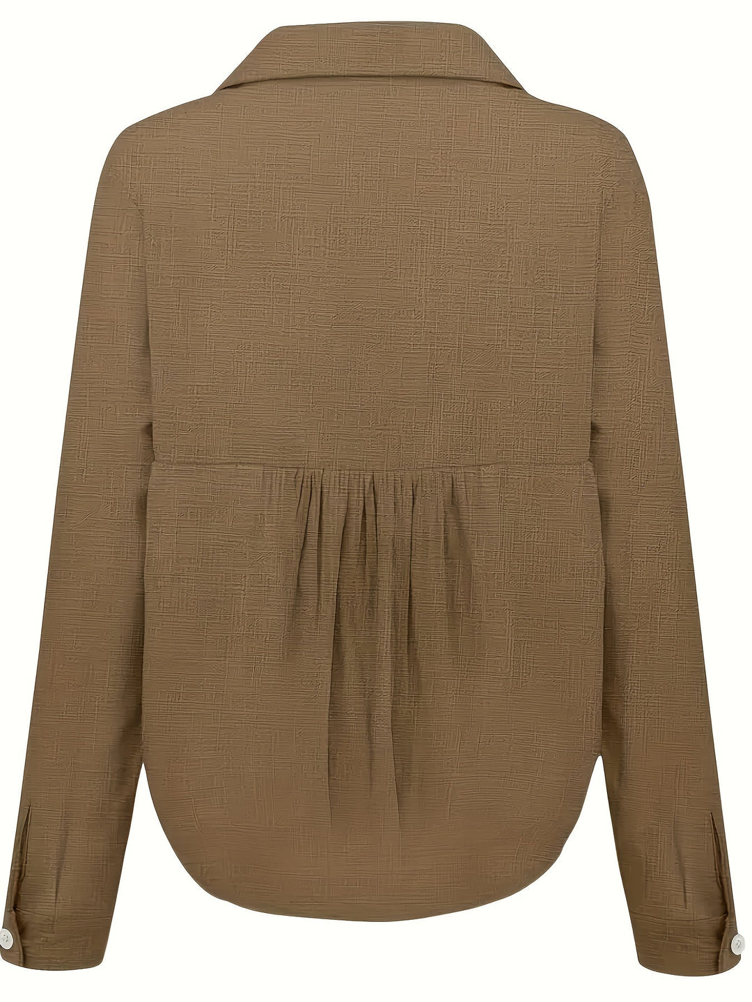 Casual Shirt - Knopsluiting Ontwerp & Lange Mouwen Dekking