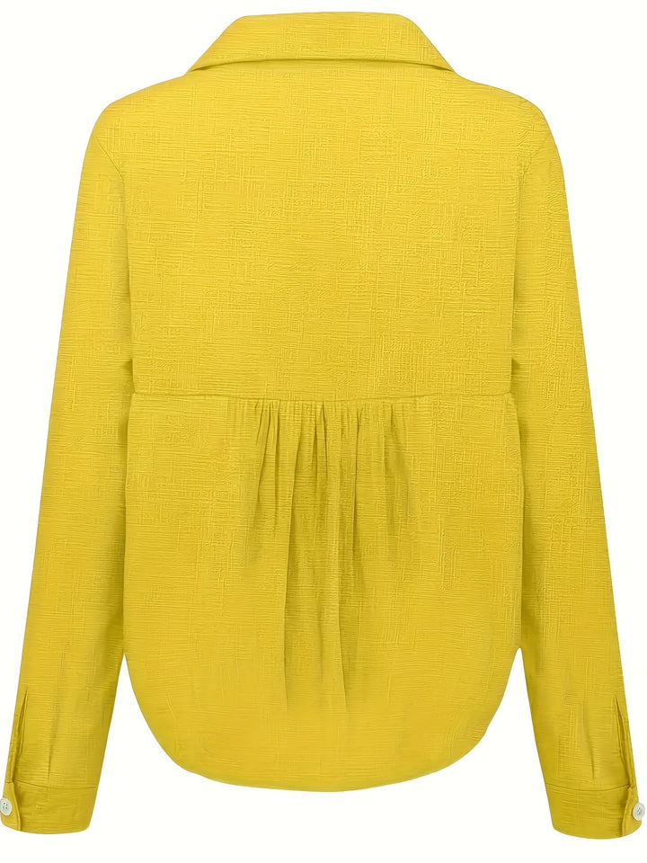 Casual Shirt - Knopsluiting Ontwerp & Lange Mouwen Dekking