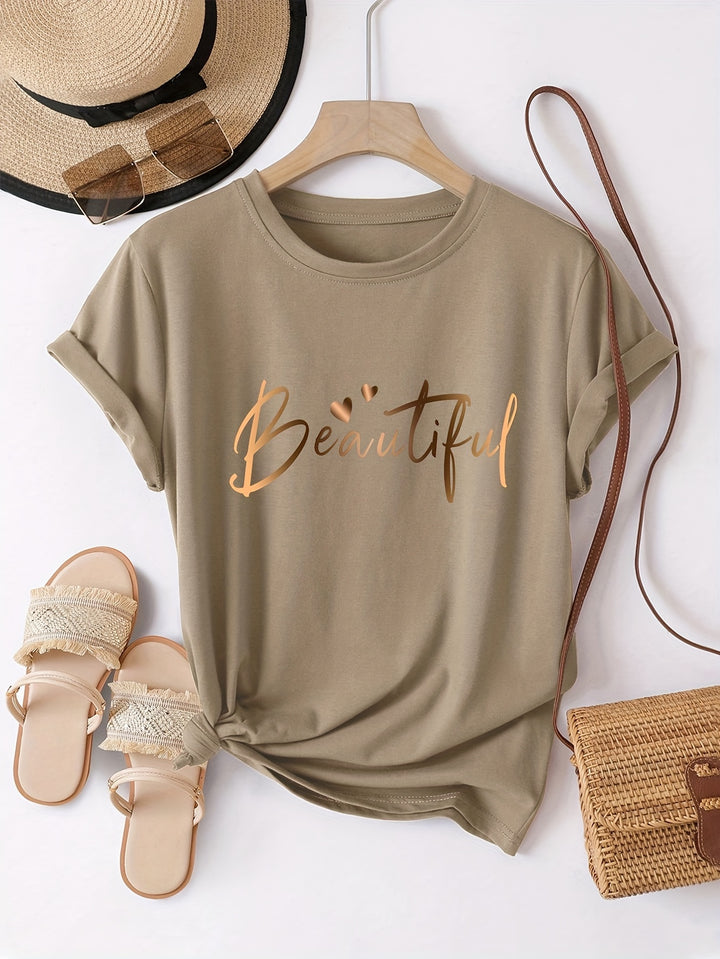 Casual T-Shirt – Relaxed Fit & Zachte Katoenmix