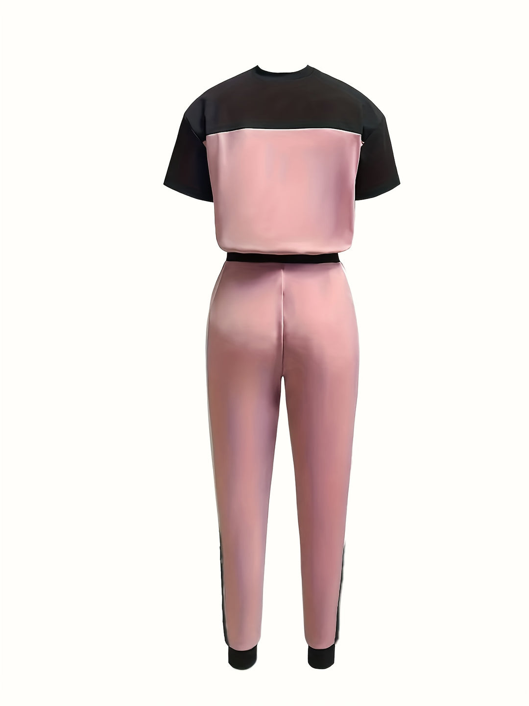 Casual T-Shirt Set – Ronde Hals & Regelmatige Pasvorm