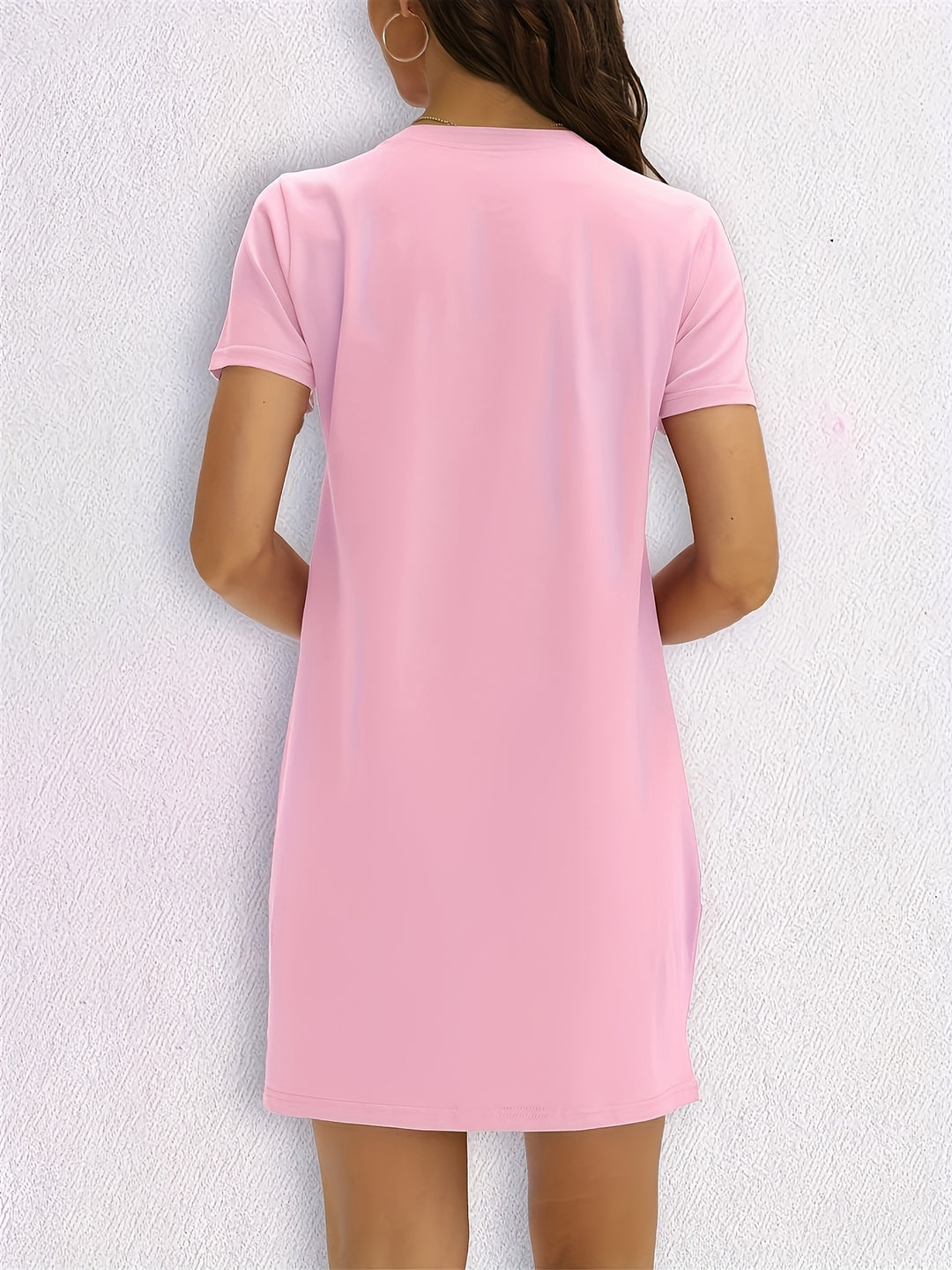 Casual T-shirt - 'Milano Italy' Print & Ronde Hals Ontwerp