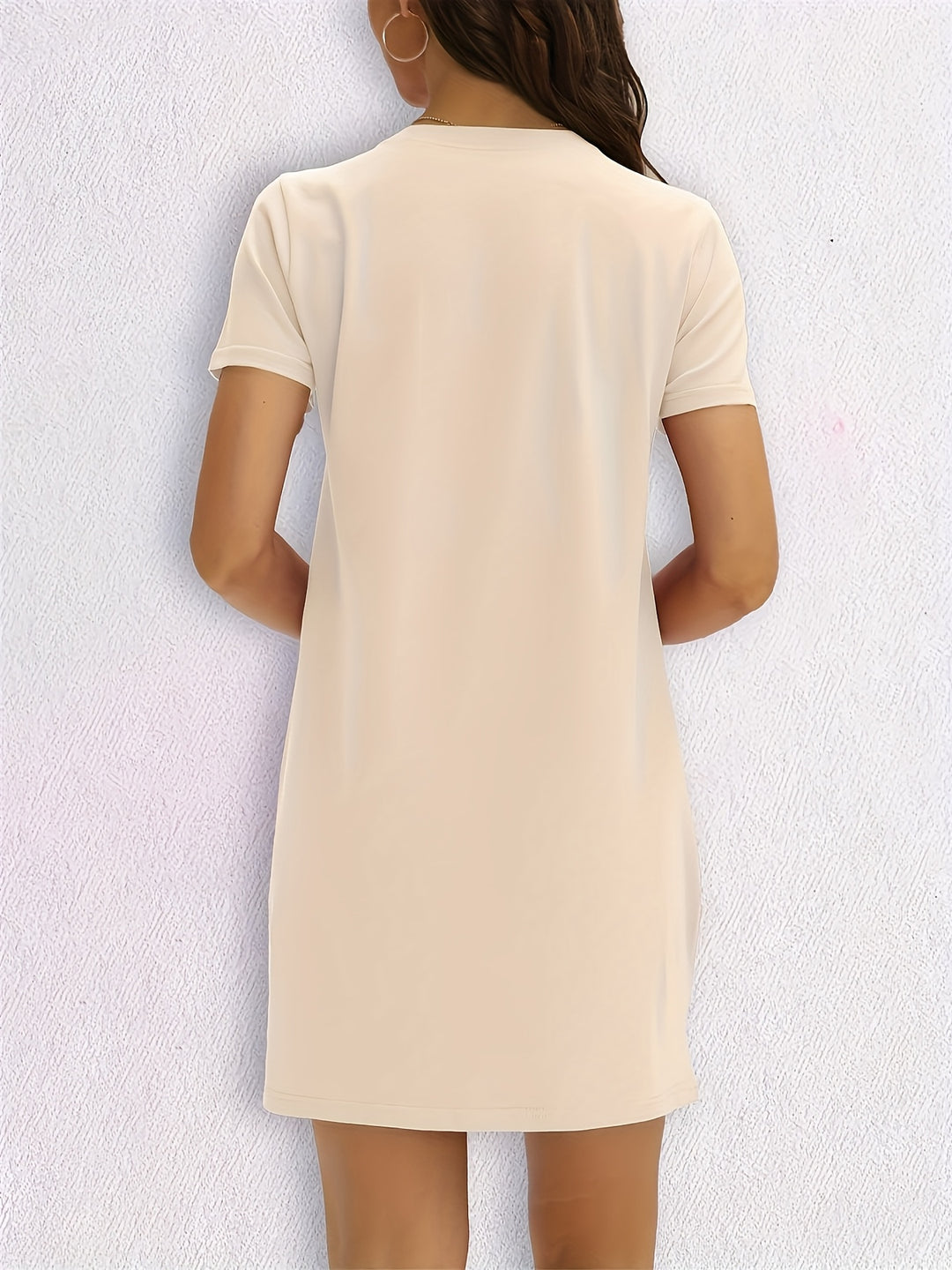 Casual T-shirt - 'Milano Italy' Print & Ronde Hals Ontwerp