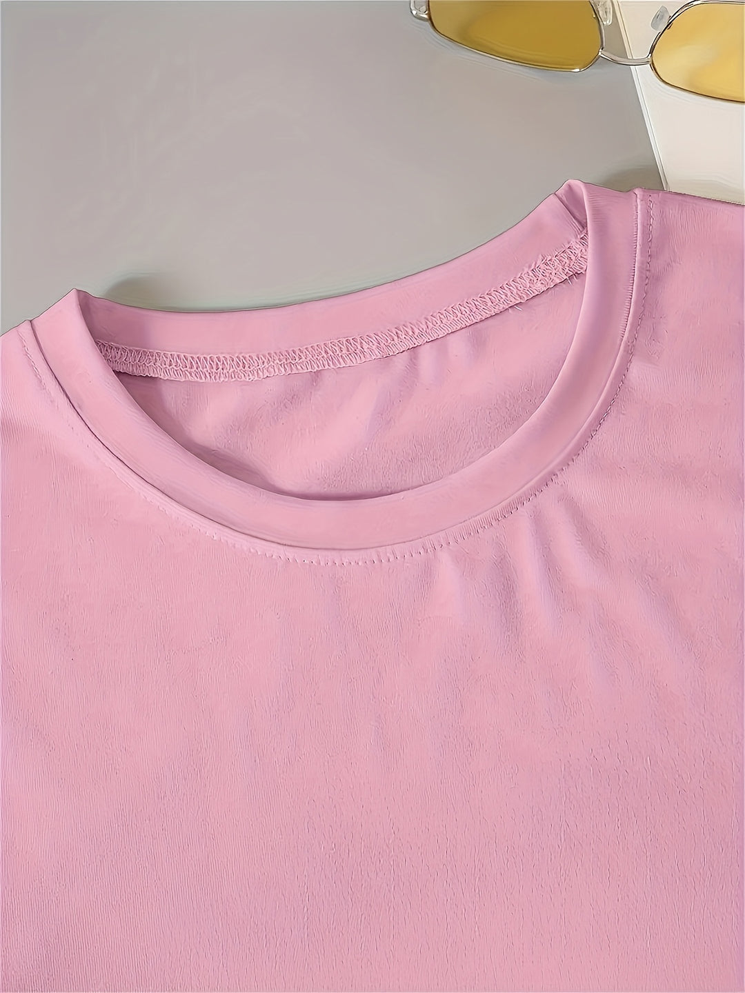 Casual T-shirt - 'Milano Italy' Print & Ronde Hals Ontwerp
