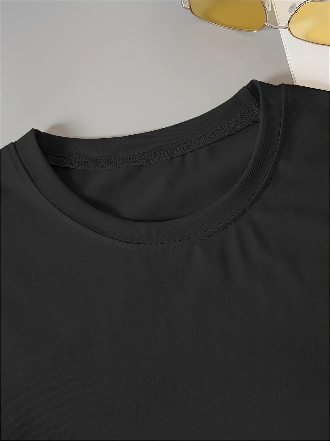 Casual T-shirt - 'Milano Italy' Print & Ronde Hals Ontwerp