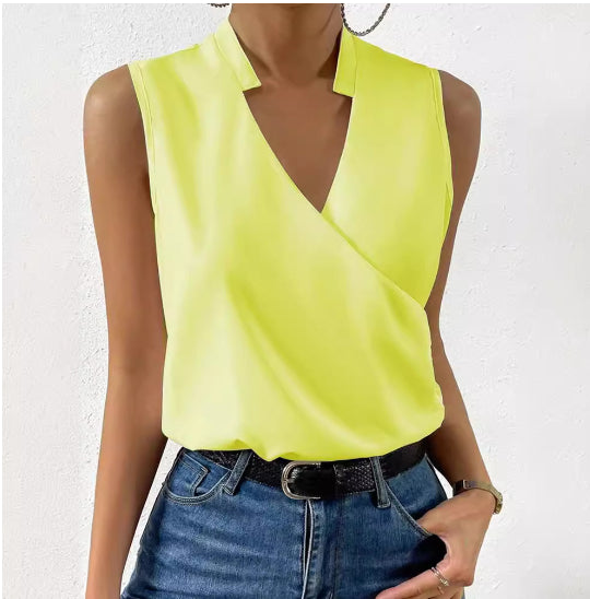 Casual Top Vest – V-hals & Makkelijk Aan Te Trekken