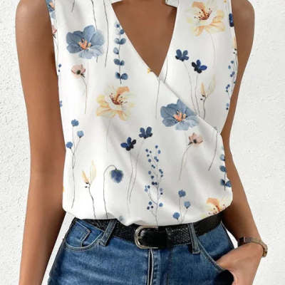 Casual Top Vest – V-hals & Makkelijk Aan Te Trekken