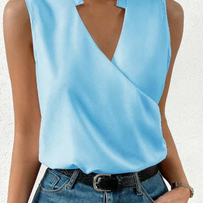 Casual Top Vest – V-hals & Makkelijk Aan Te Trekken
