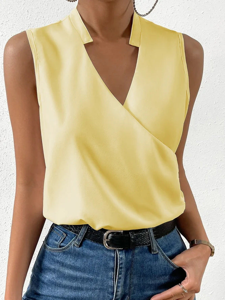 Casual Top Vest – V-hals & Makkelijk Aan Te Trekken