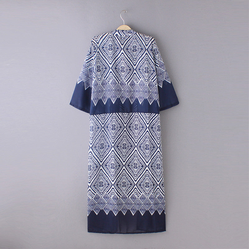 Chiffon Cardigan – Lange Lengte & Ademend Materiaal