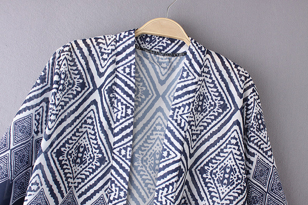 Chiffon Cardigan – Lange Lengte & Ademend Materiaal