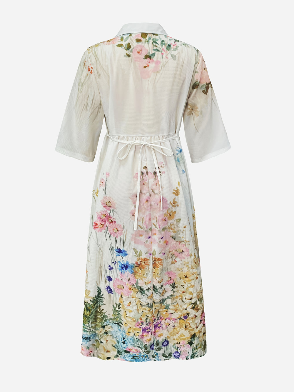 Chiffon Jurk – A-Lijn Vorm & Verstelbare Tailleband