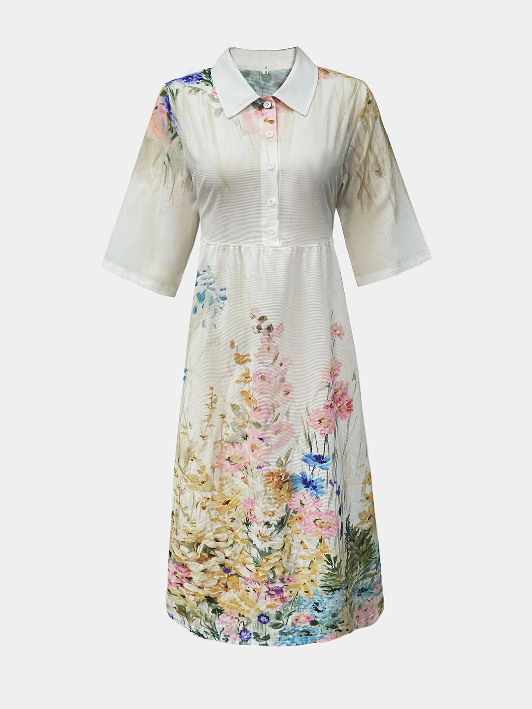 Chiffon Jurk – A-Lijn Vorm & Verstelbare Tailleband