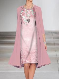 Chiffon Jurk Set – Twee-delig Ontwerp & Luchtige Vorm
