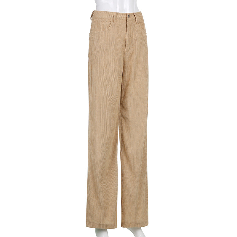 Corduroy Broek - Wijde Pijpen & Zacht Stofgevoel