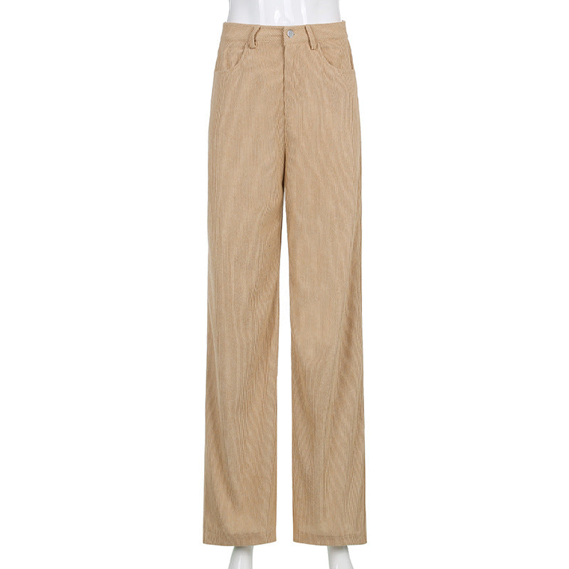 Corduroy Broek - Wijde Pijpen & Zacht Stofgevoel