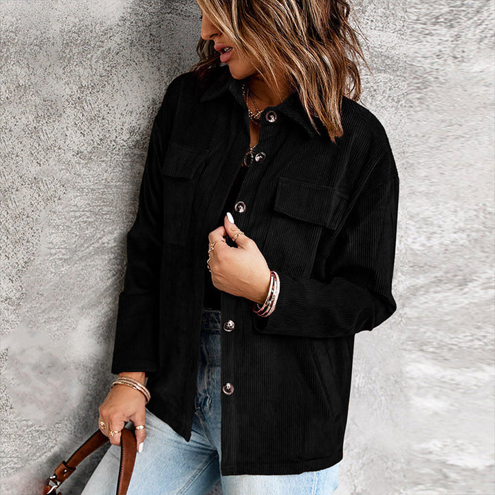 Corduroy Overhemd - Knoopsluiting & Borstzakken