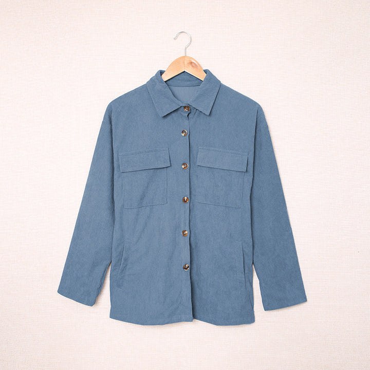 Corduroy Overhemd - Knoopsluiting & Borstzakken