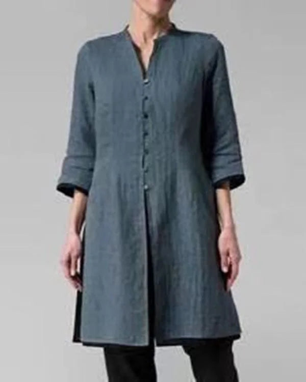 Cori Comfort Chic - Afslankend Linnen Vest