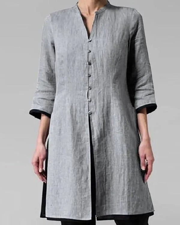Cori Comfort Chic - Afslankend Linnen Vest