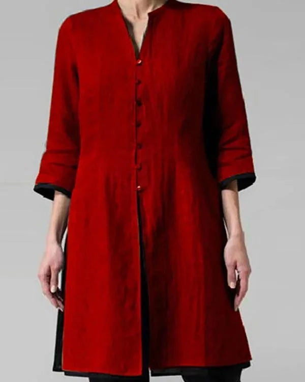 Cori Comfort Chic - Afslankend Linnen Vest