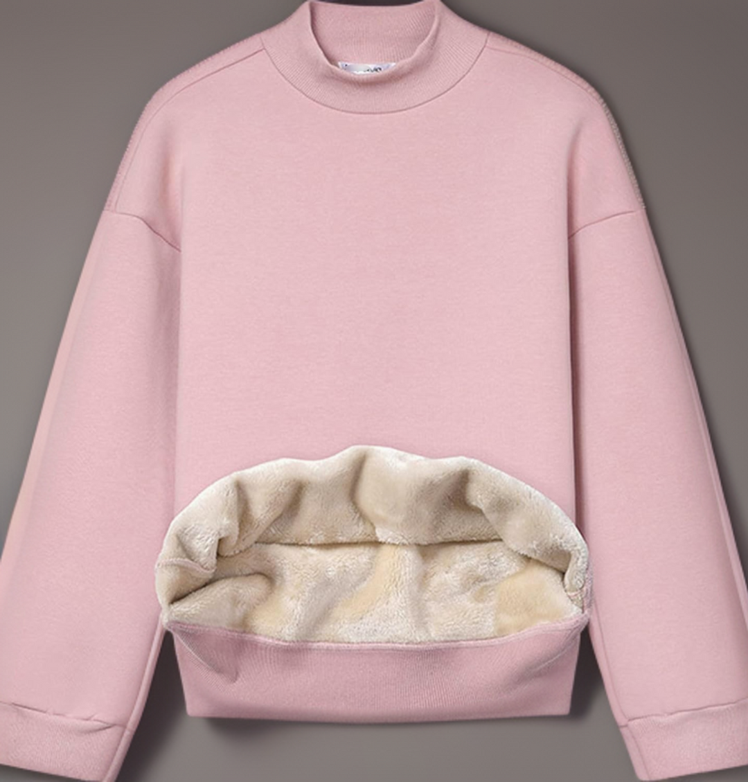 Dashina - Dames warm sweatshirt met sherpa fleece