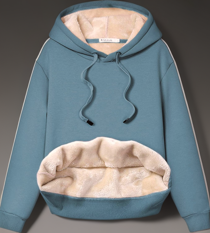 Dashina - Dames warm sweatshirt met sherpa fleece