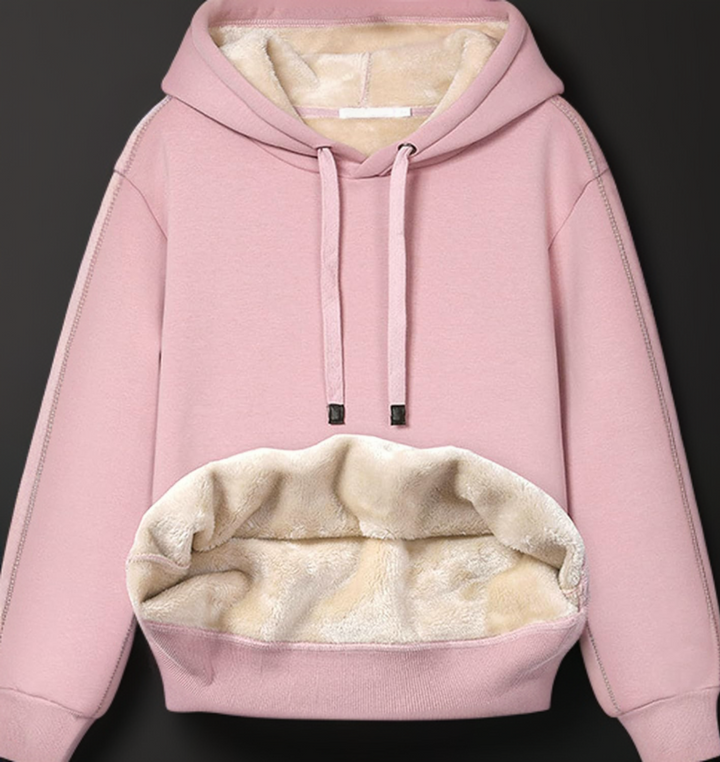 Dashina - Dames warm sweatshirt met sherpa fleece