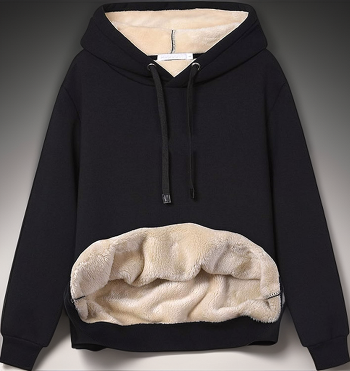 Dashina - Dames warm sweatshirt met sherpa fleece