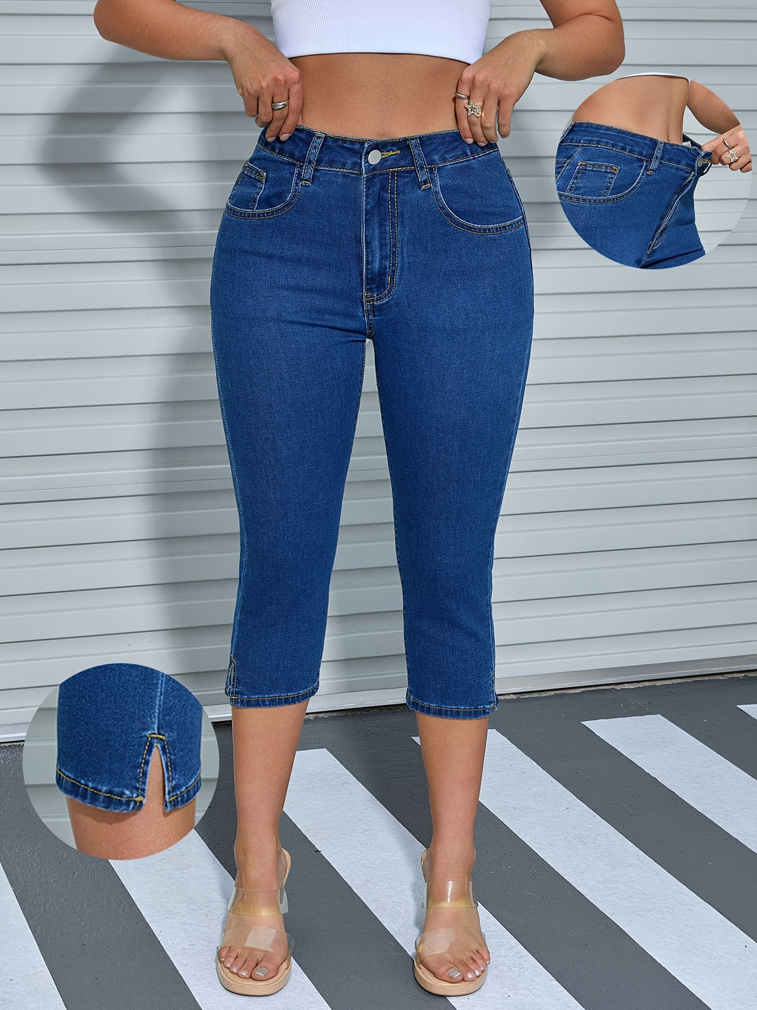 Denim Bermuda Shorts – Slim-Fit Ontwerp & Comfortabele Pasvorm